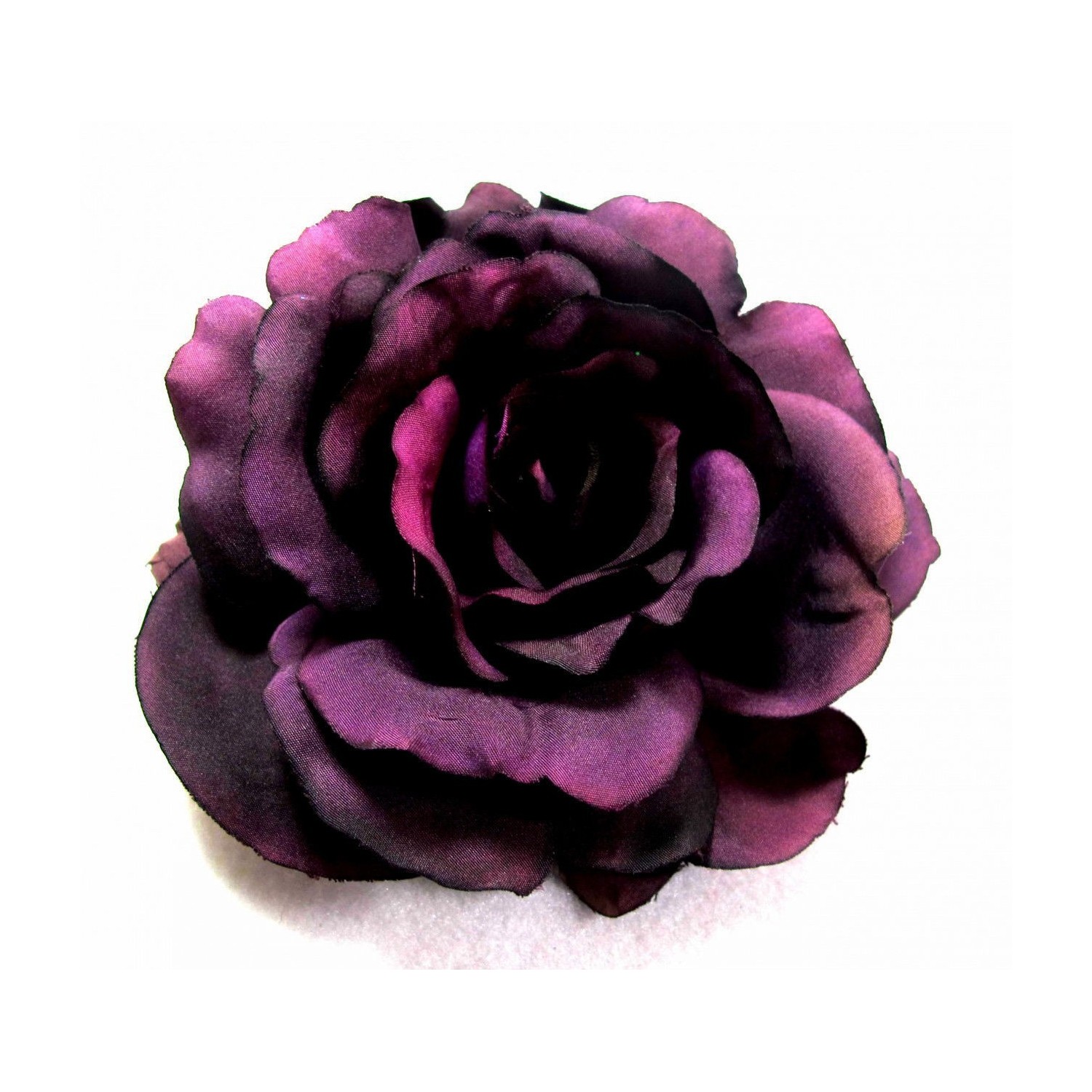 dark purple hair flowers