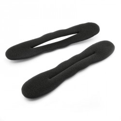 Black colour french twist bun holder. - (HA28795)