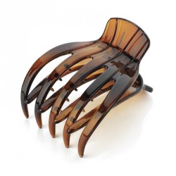 Hair clip - Tortoise shell colour side hair claw clip. -...