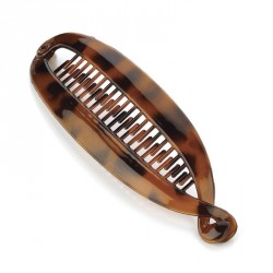 Hair clip - Tortoise shell colour fish tail design hair...