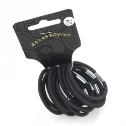 Hair tie set - 14 Fourteen piece black colour thick hair...