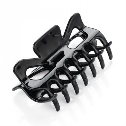 Hair clip - Black colour square design hair claw clip. -...