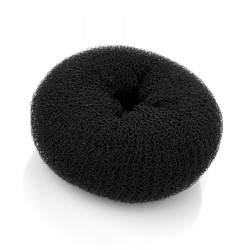 Hair doughnut - 9cm black colour hair bun shaper. -...
