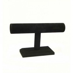 Black velvet effect bangle and bracelet counter display...