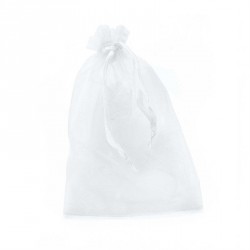 Organza gift bags - Fifty pieces small size white colour...