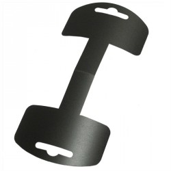 Black foldover accessories display card. 100 pieces per...
