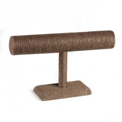 Dark brown string cord bangle display stand. - (DS26628)
