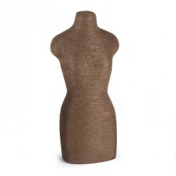 Dark brown string cord necklace display stand. - (DS26636)