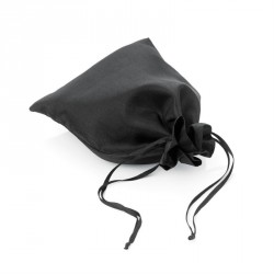 Organza gift bags - 50 Black medium size satin look...