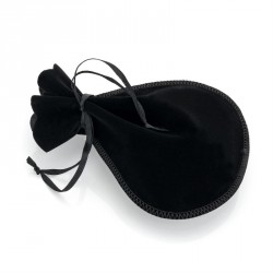Organza gift bags - 12 Twelve piece medium size black...