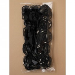 Hair tie set - 144 piece bag of elastics with ferrule...