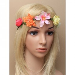 Hair Garland - Assorted coloured fabric flowers garland...