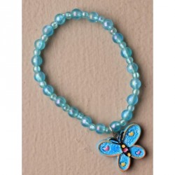 Necklace & Bracelet set - Large Butterfly Pendant...