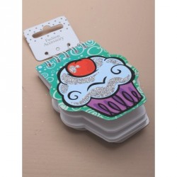 Notebook - Children's Cupcake In pink purple or blue...