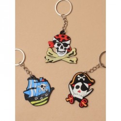 Keyring - Pirate motif keyring Skull and crossbones,...