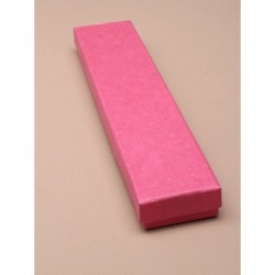 Gift box - Fuchsia pink gift box Black flocked inner...