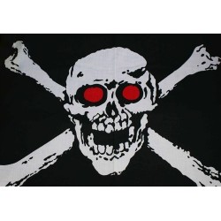 Large skull and crossed bones pirate flag bandana