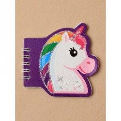 Notebook - Children's Glitter unicorn spiral notebook.