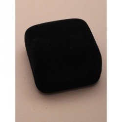 Gift box - Small square Black flocked gift box.