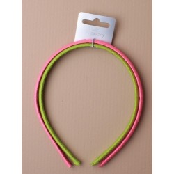Aliceband - Pastel ribbon covered pair of alice bands. In...