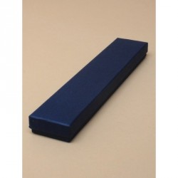 Gift box - Navy gift box. Black flocked inner gift box