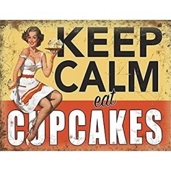 Novelty Sign - Small (150 x 200mm) Metal Sign - Keep Calm...