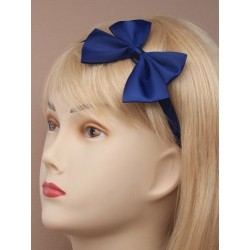 elasticated stretch bandeaux with fabric bow. in...