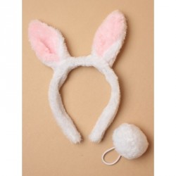 Headband - Child size white furry fabric bunny rabbit...