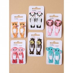 Sleepies Hair Clips - Card of 2 zoo animal 55cm sleepies...