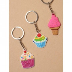 Keyring - Cupcake Charm keyring in a choice of 3 designs