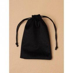 Gift Bag - Size : 15x10cm Black velvet drawstring pouch...