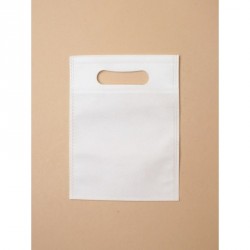 Gift Bag - Size : 20x15cm White non-woven Polypropylene...