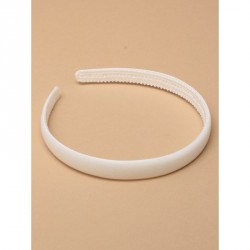 Headband - 15cm Wide white graduated low sheen satin...