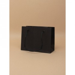 Gift Bag - Size : H11xW145xD6cm 
Black printed kraft...