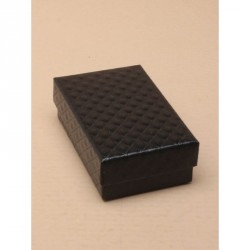 Gift Box - Size: 8x5x25cm Black quilted style gift box...