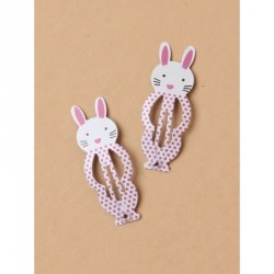 Sleepies Hair Clips - Card of 2 bunny rabbit 5cm sleepies...