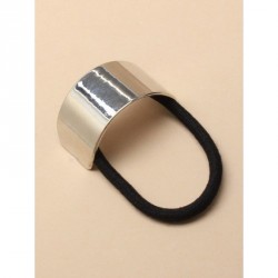 Ponytail Cover Elastic - Curved Silv metal ponytail cover...