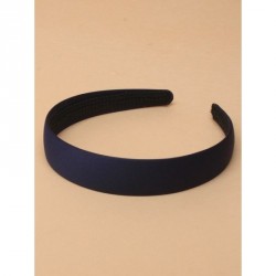 Headband - Navy 25cm Wide graduated low sheen satin...