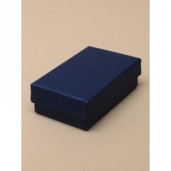 Gift Box - Size : 8x5x25cm Navy gift box with black flock...