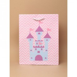 Gift Bag - Size : H23xW18xD9cm©  Pink gift bag wth...