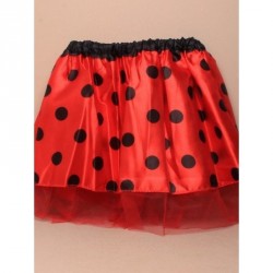 Tutu - Child size ladybird satin tutu with red net...