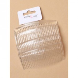 Hair Comb - 4 pack of 9cm clear combs