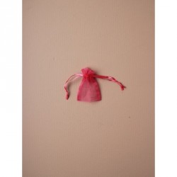 Organza Gift Bag - Size approx: 7 x 5cm Fuchsia Pink...