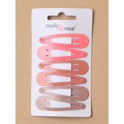 Sleepies Hair Clips - Card of 6 pastel coloured 5cm...