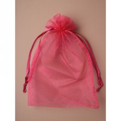 Organza Gift Bag - Size approx: 30 x 21cm Fuchsia Pink...