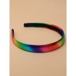 Headband - 2cm wide rainbow coloured aliceband