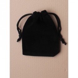 Gift Bag - Size : 85x65cm Black velvet drawstring pouch...