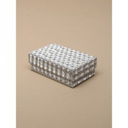 Gift Box - Size 8x5x25cm Silver hologram gift box with...