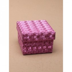 Gift Box - Size : 5x5x35cm Fuchsia Pink Hologram gift box...