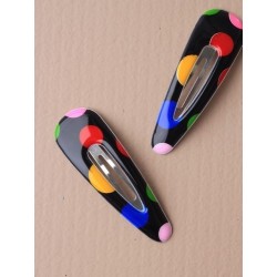 Click Clack Sleepies hair clips - card of 2 bright...